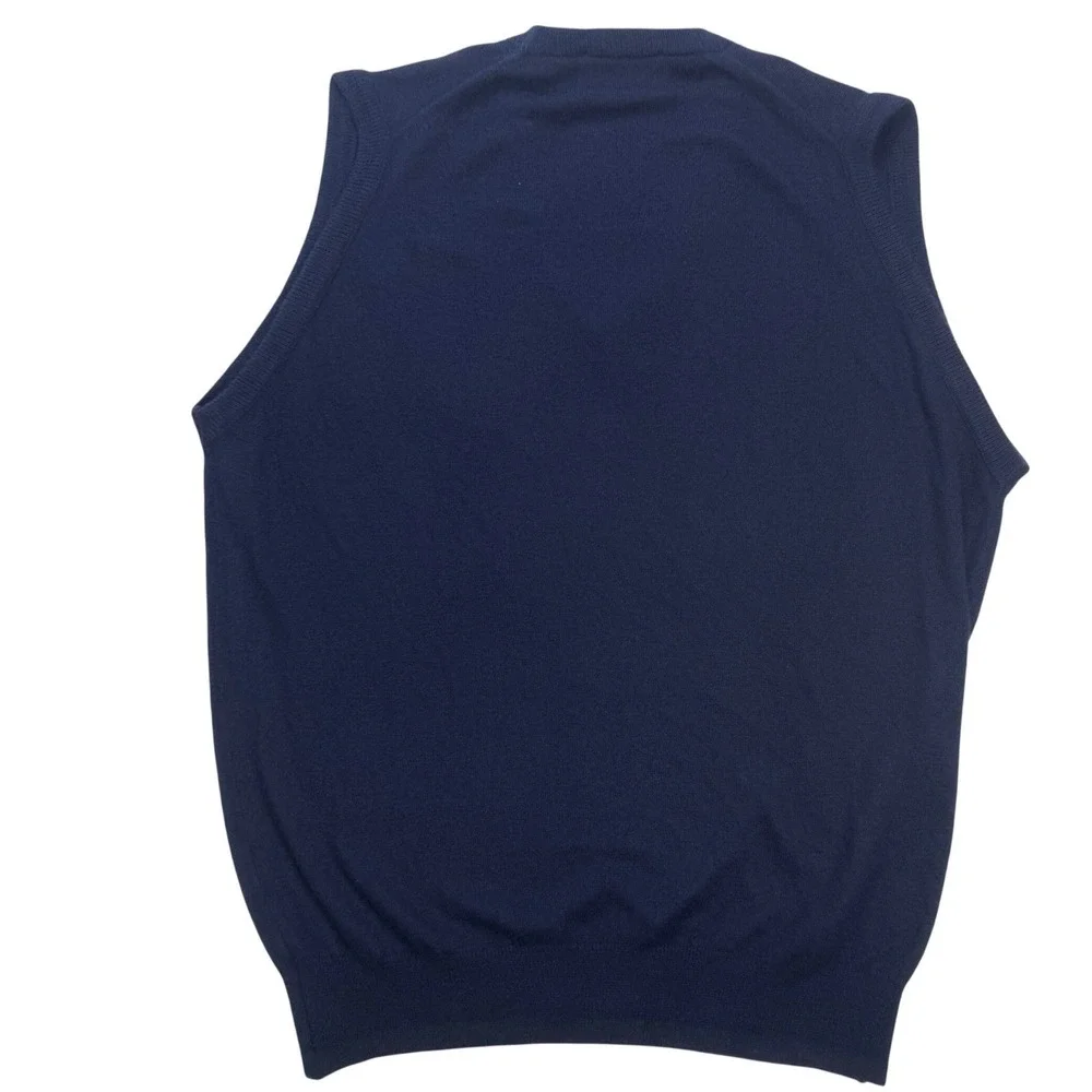 Antigua Harvey Penick Invitational Golf Sweater Vest Navy Blue Mens‎ Large USA
